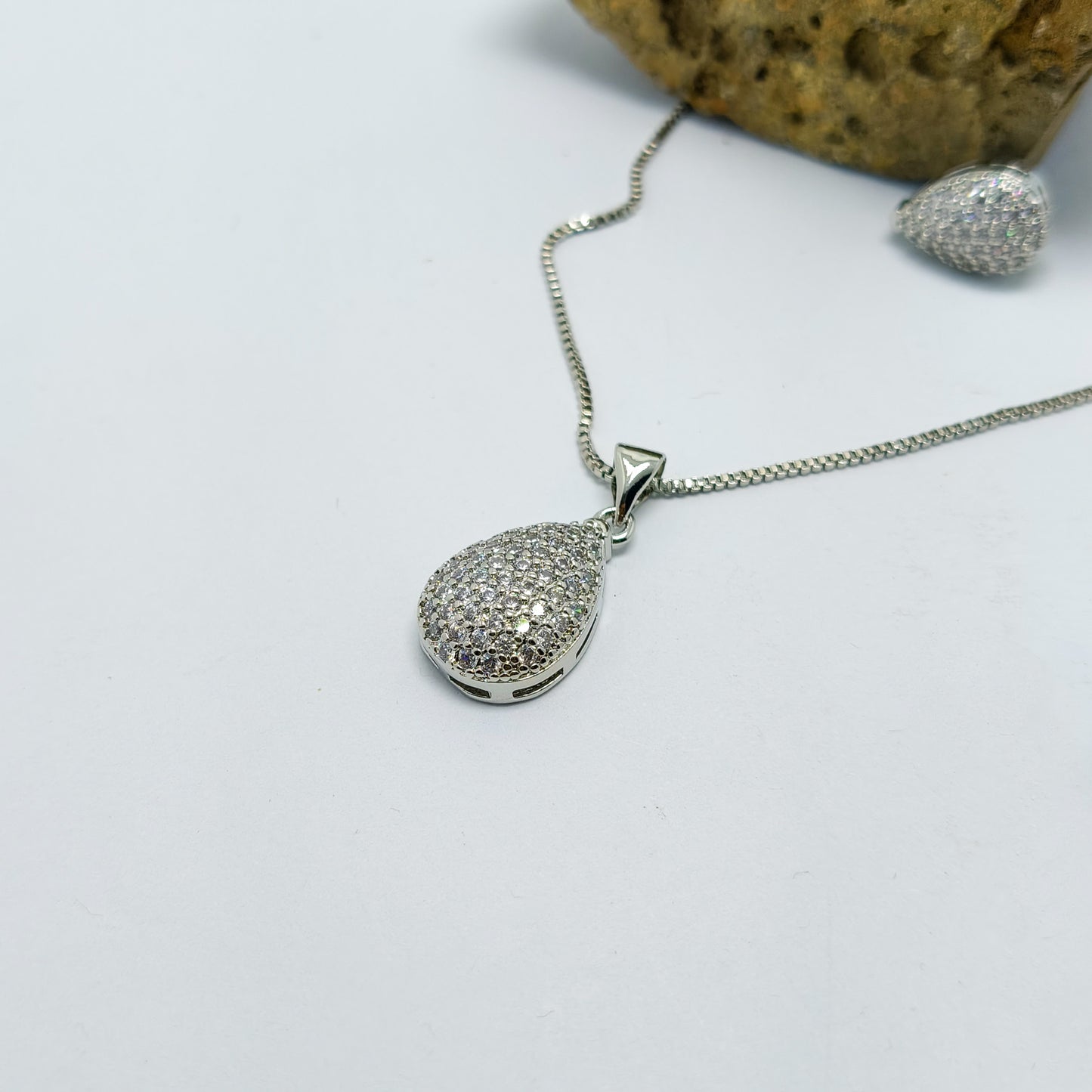 Silver Zirconia Combo Set
