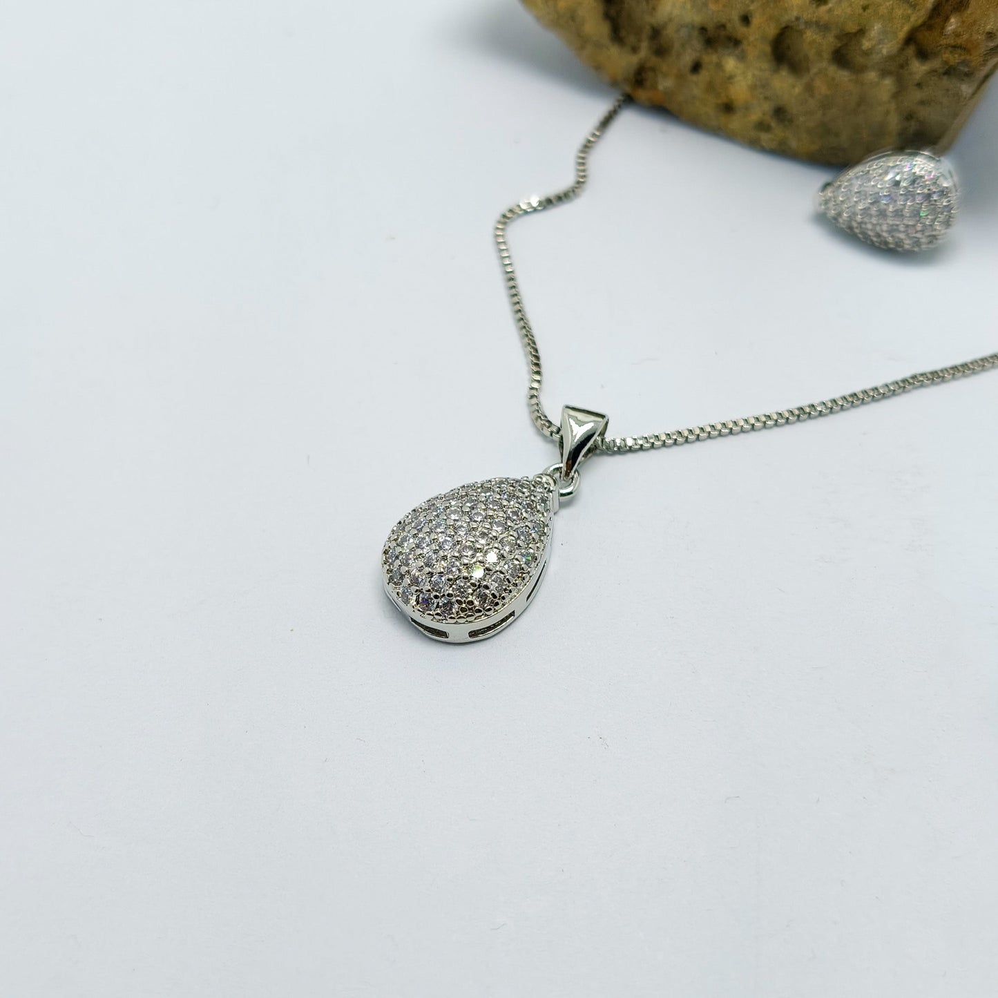 Silver Zirconia Combo Set