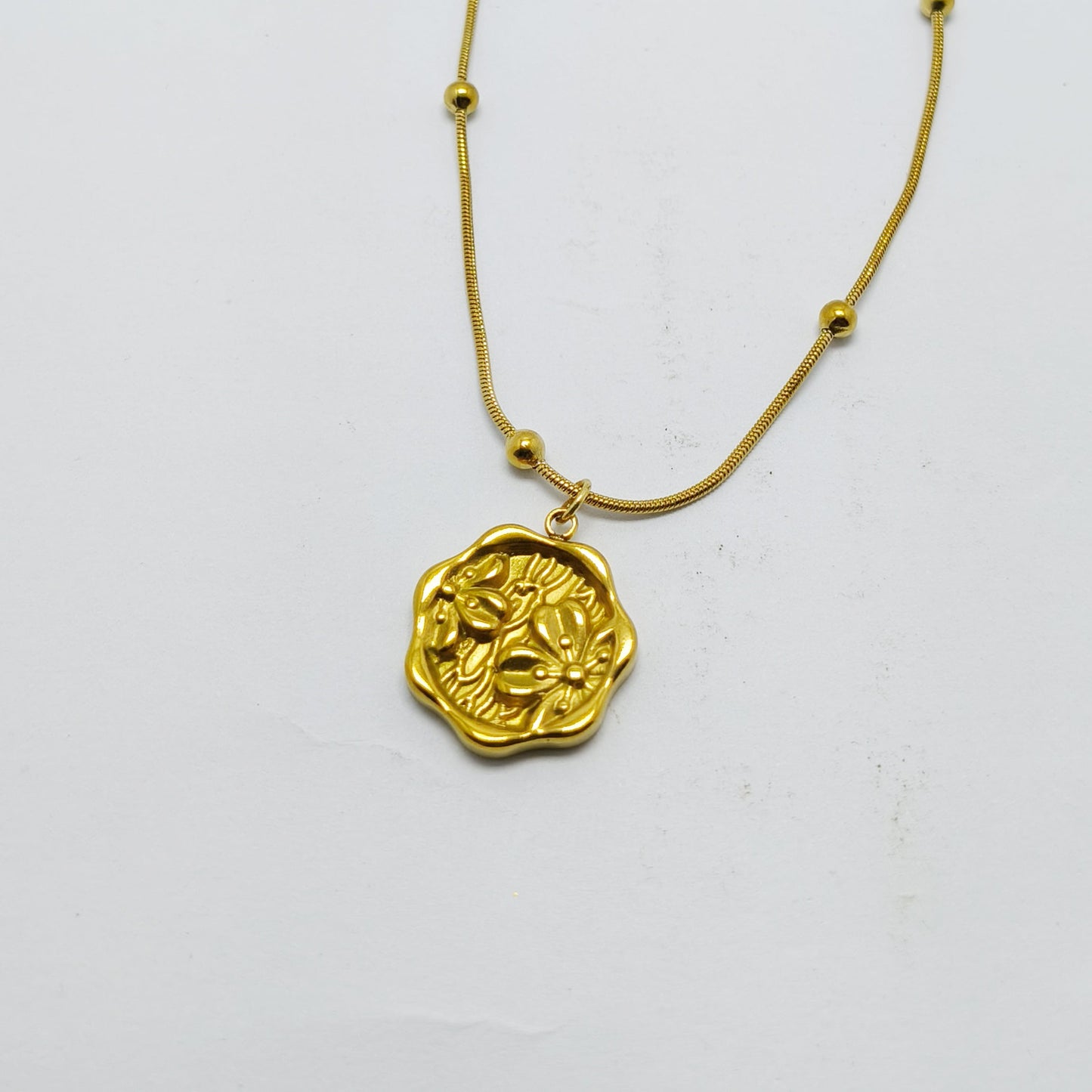 Floral Charm Bracelet