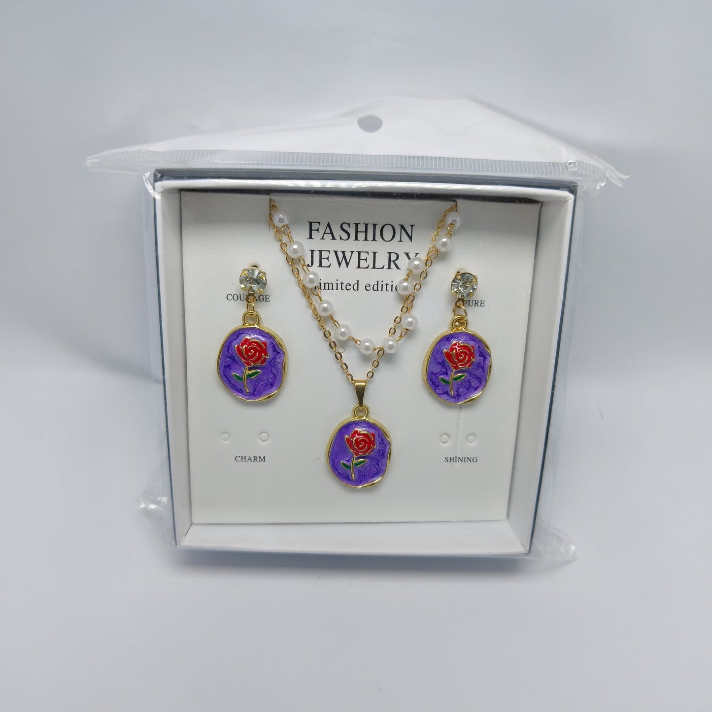 Rose Locket Set
