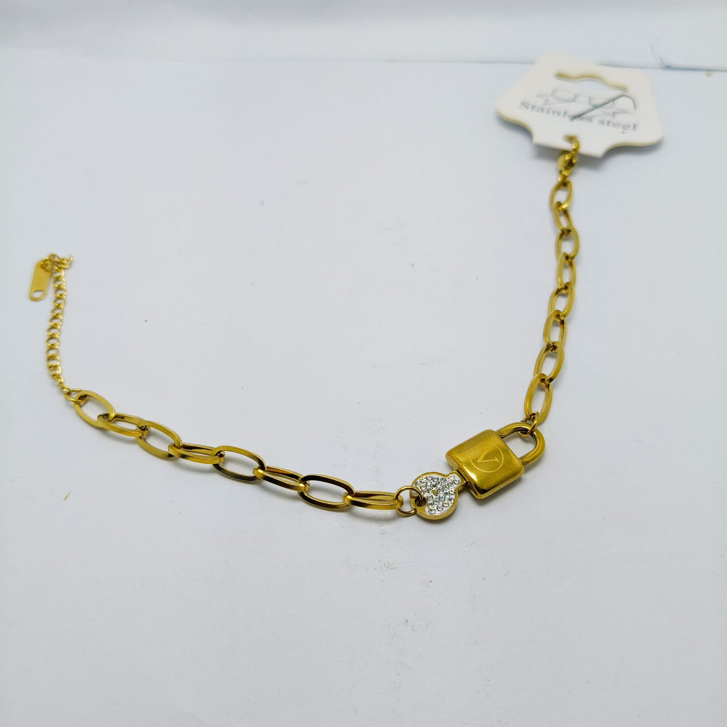 Lock and Key Link Bracelet