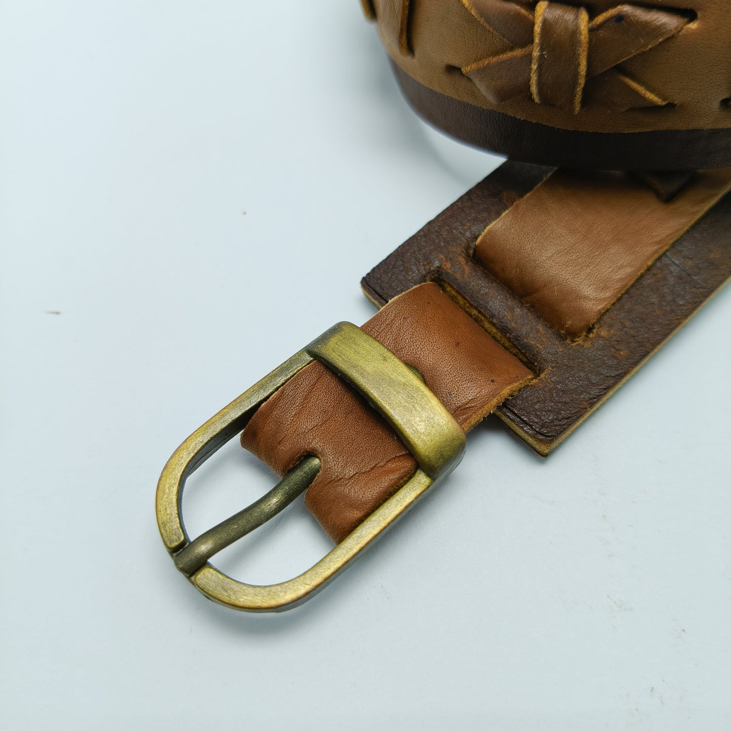 Handmade Leather Cuff Bracelet