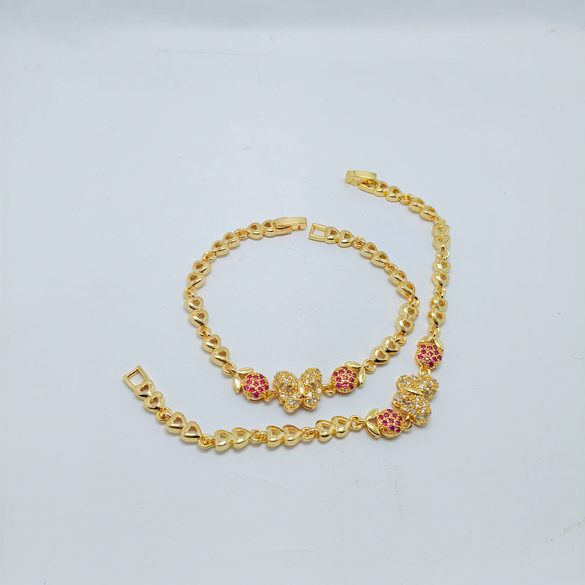 Gold-Plated Butterfly Bracelet