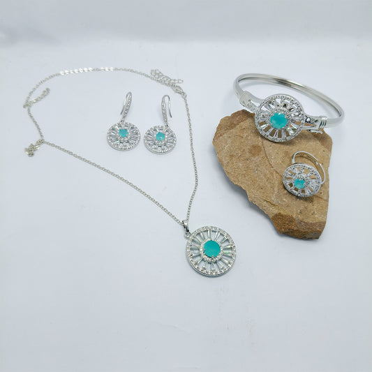 Light Blue Stone Set