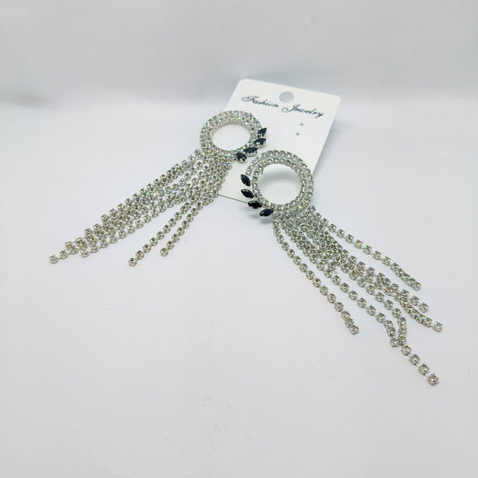 Silver Tassel Earrings