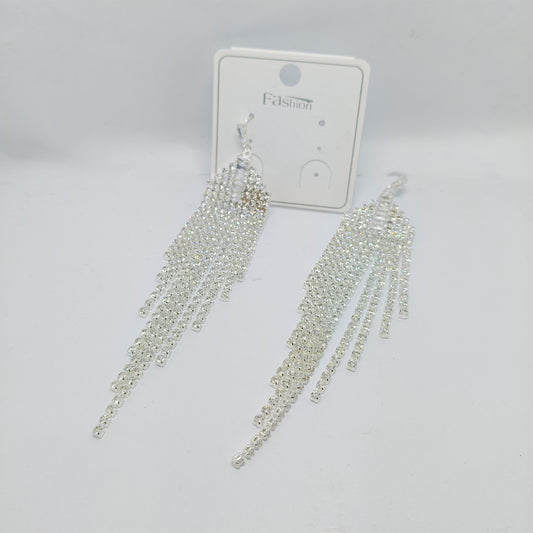 Silver Tassel Earrings