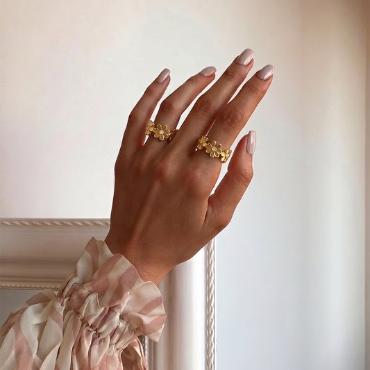 Floral Ring Band