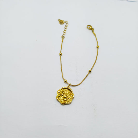 Floral Charm Bracelet