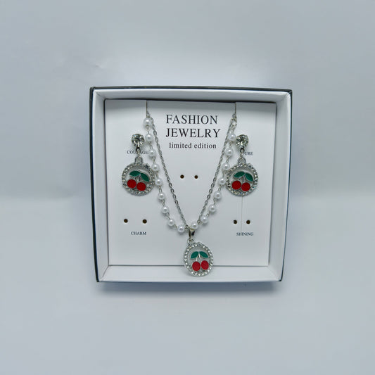 Cherry Locket Set