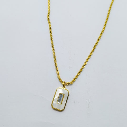 Rope Stone Pendant