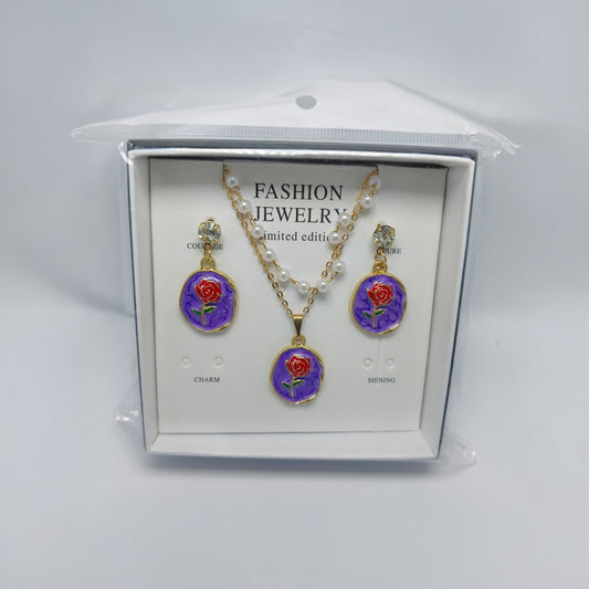 Rose Locket Set
