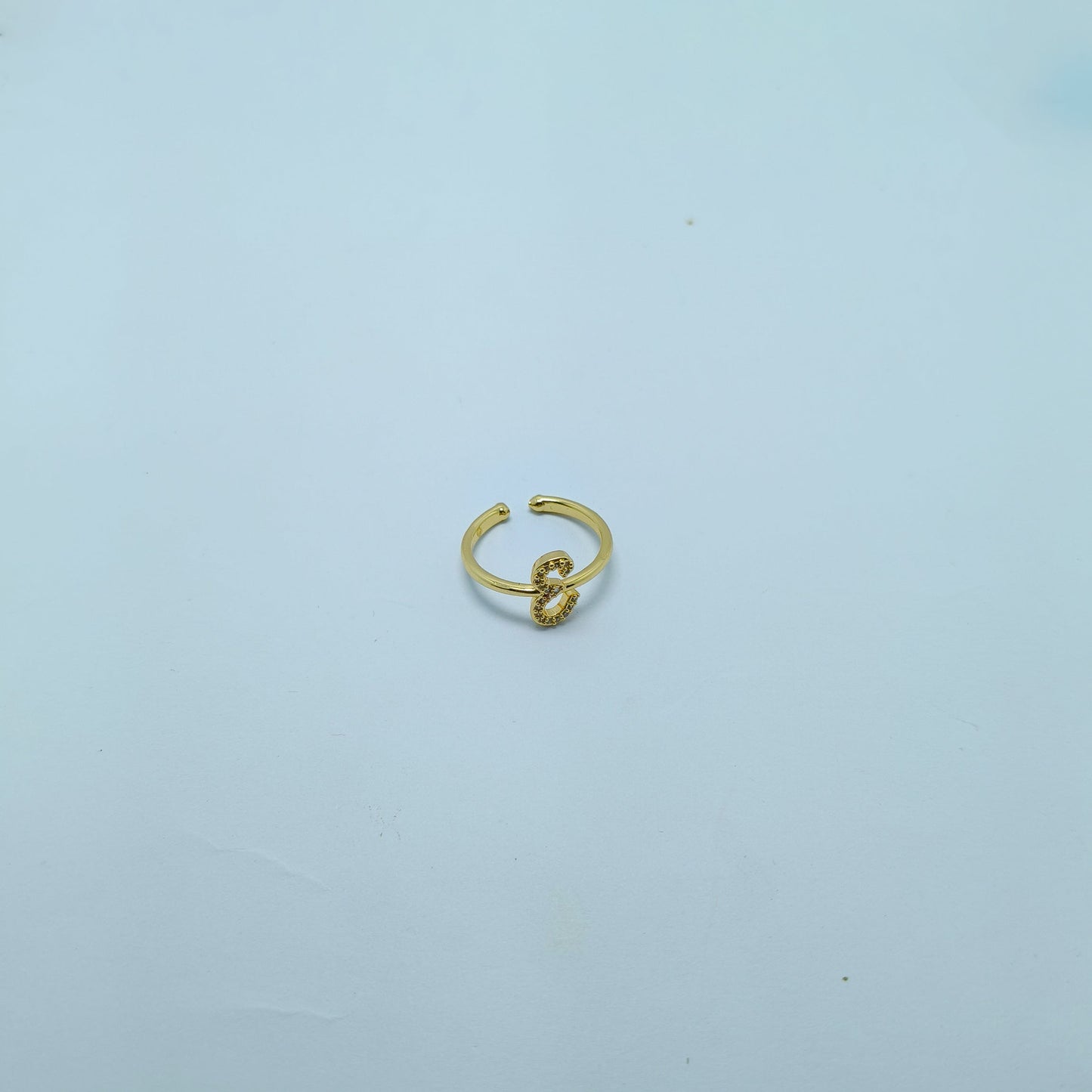 Alphabet Letter Ring