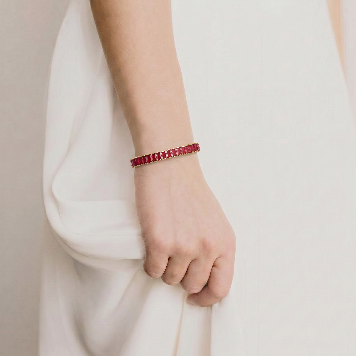 Ruby Chain Bracelet