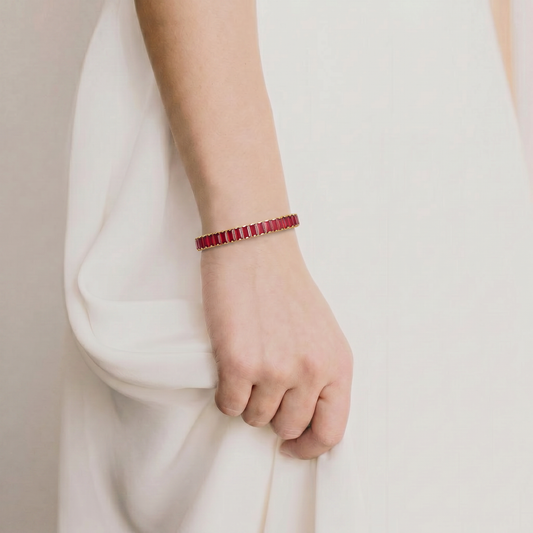 Ruby Chain Bracelet