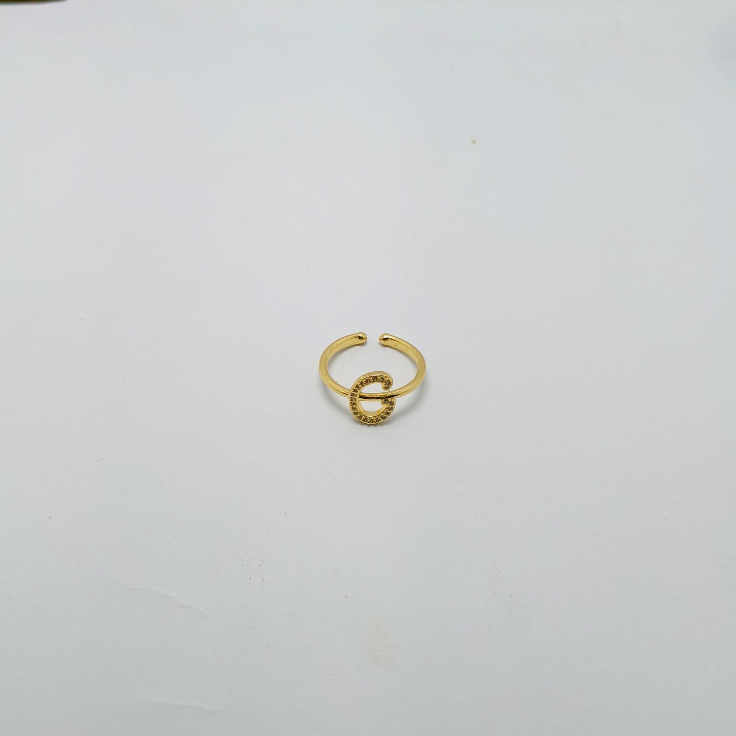 Alphabet Letter Ring