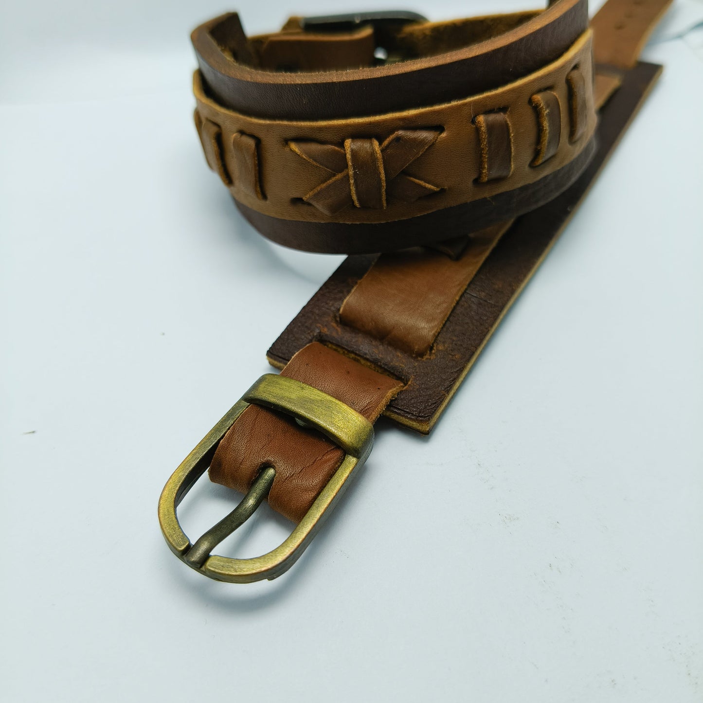 Handmade Leather Cuff Bracelet