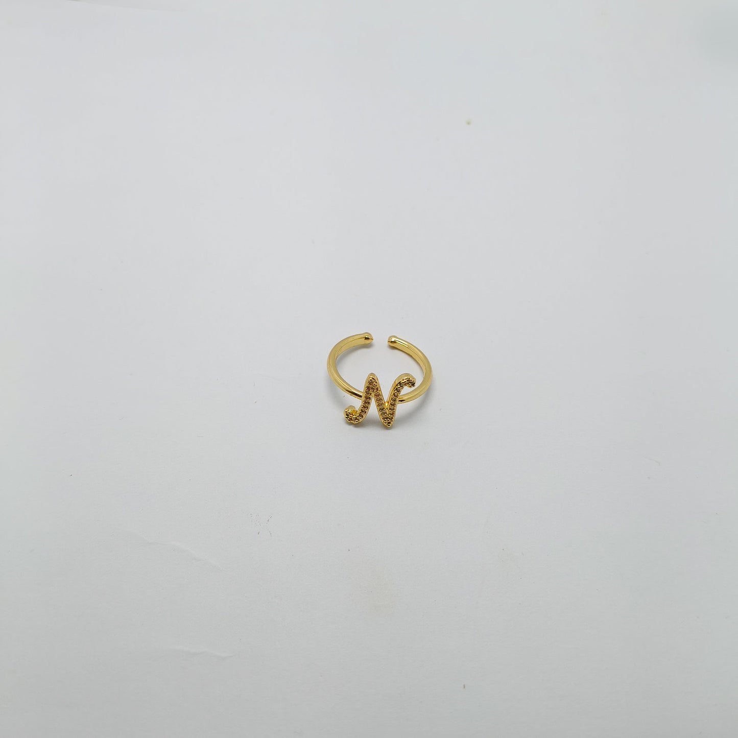 Alphabet Letter Ring