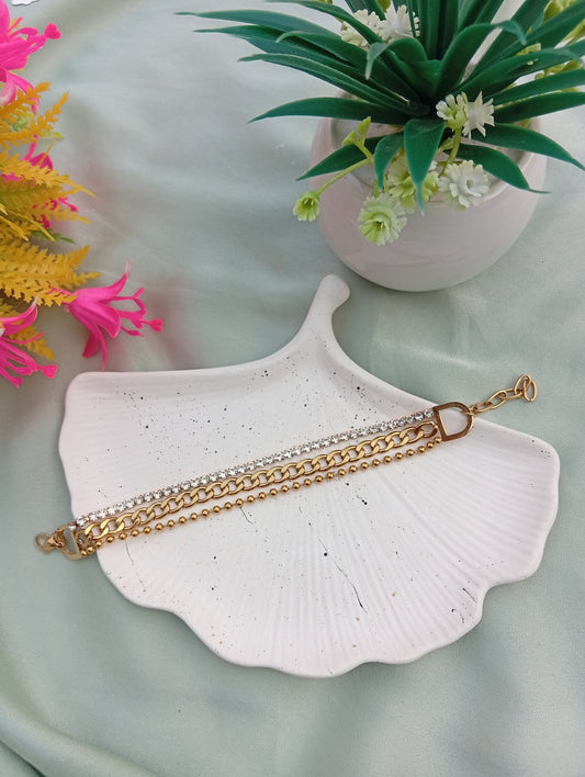 Triple Chained Bracelet